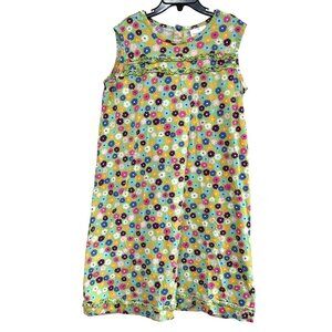 Hanna Anderson Girls Dress 12 Floral Sleeveless Cotton Prairie Gypsy Cottagecore
